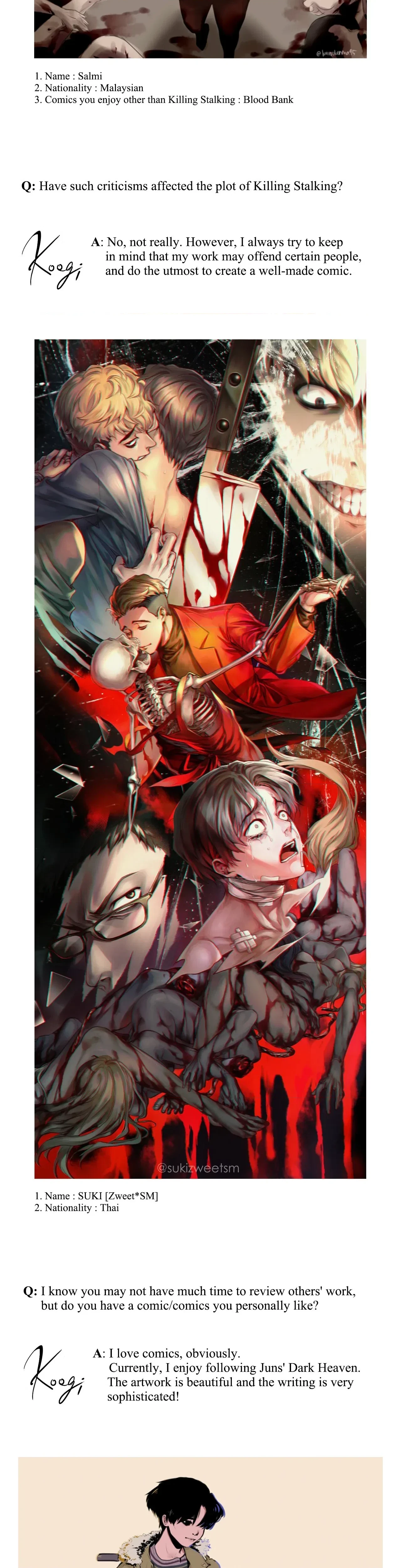 Chapter 19x2 - Killing Stalking Fan Event Pt. 1, page 9