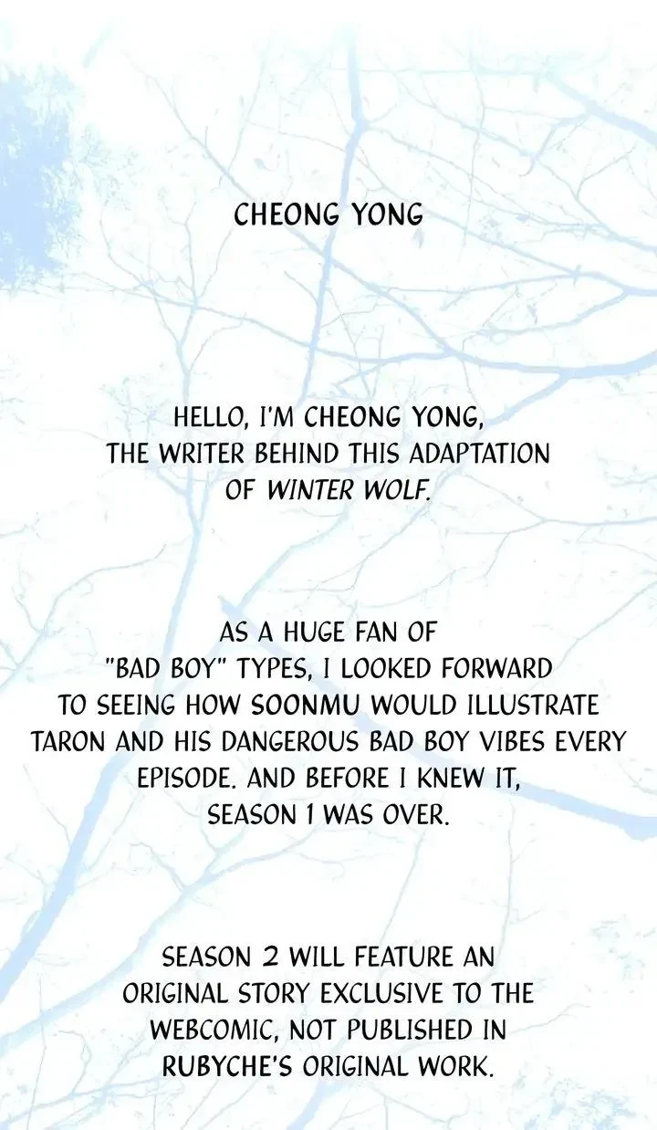 Notice. : Season's Author's Note, page 2