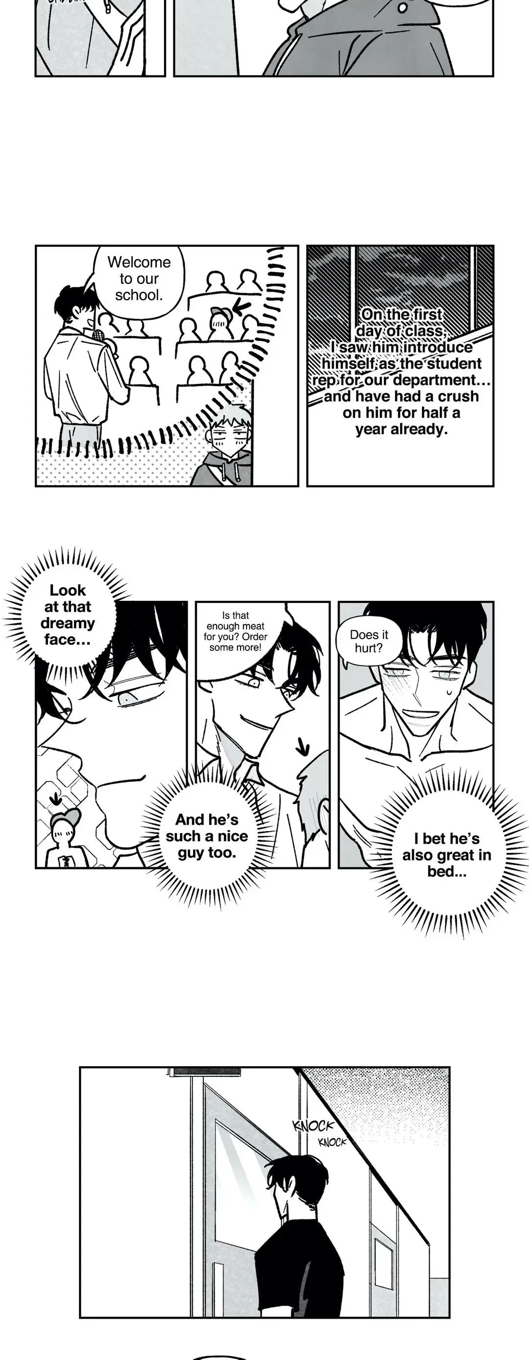 Down And Dirty Side Story: Campus Au (1) : A Freshman's Crush, page 2