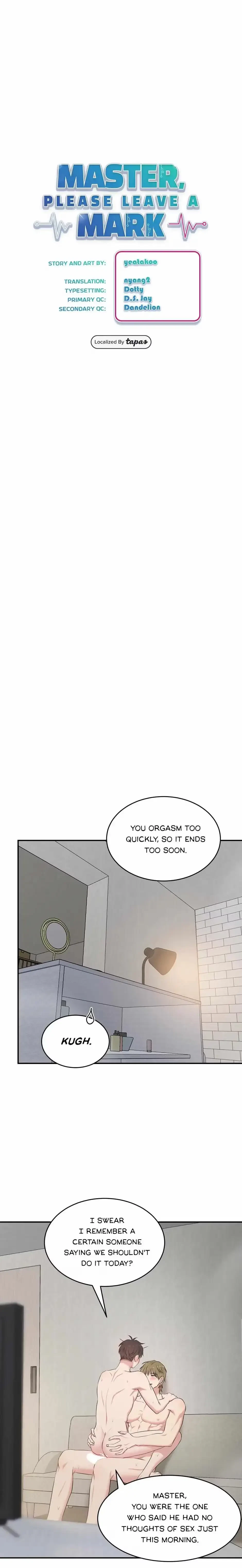 Master, Please Leave A Mark Chapter 35, page 13
