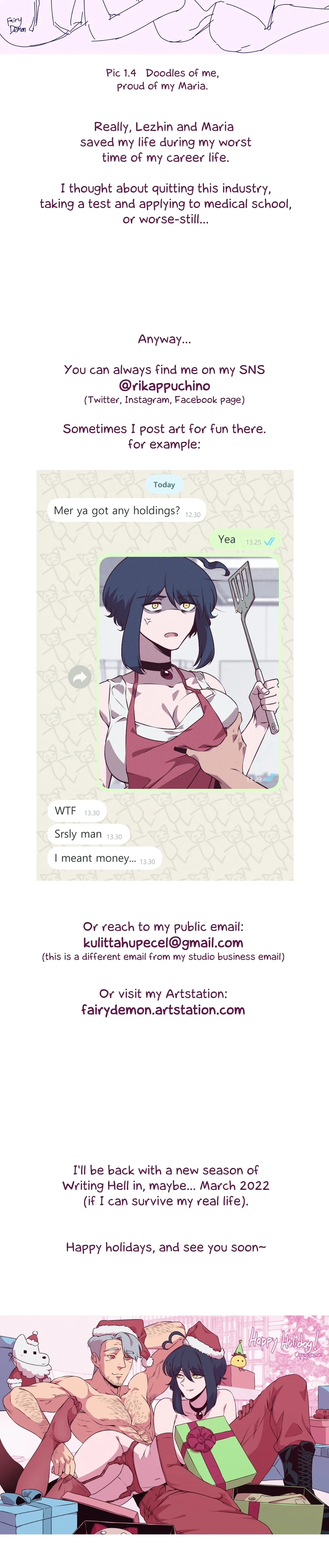 Writing Hell Chapter 20.5, page 2