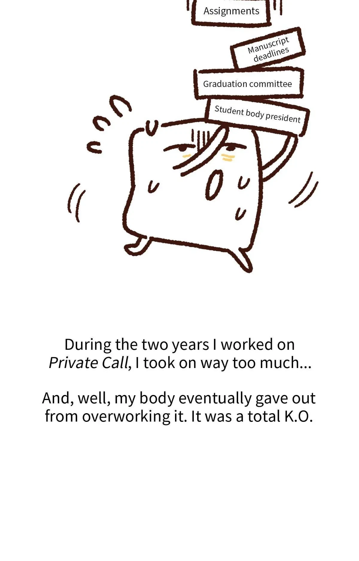 Extra. : Creator's Note 1, page 16