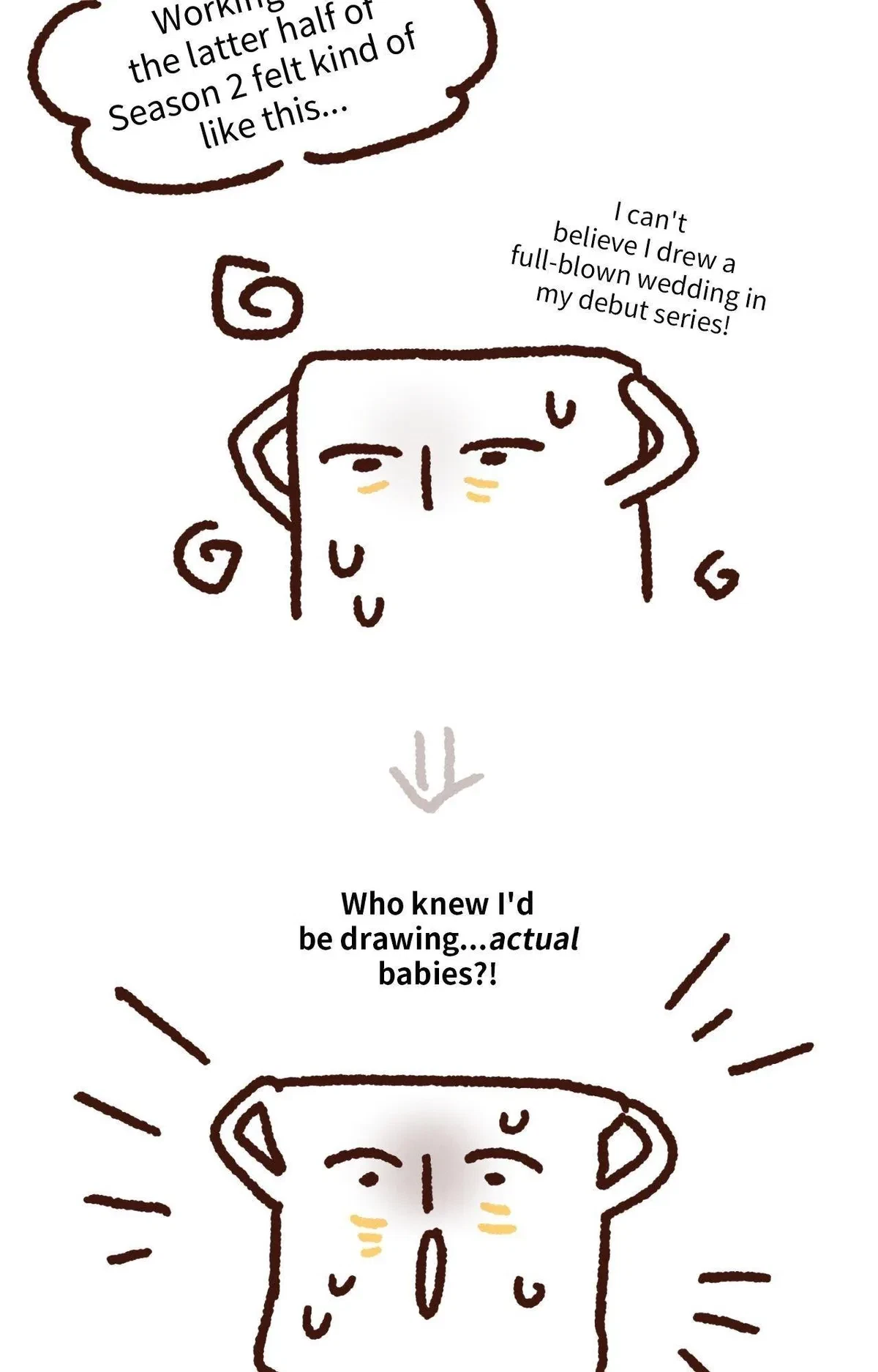 Extra. : Creator's Note 1, page 23