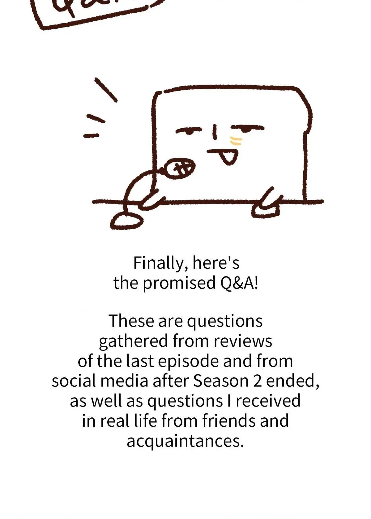 Extra. : Creator's Note 1, page 33