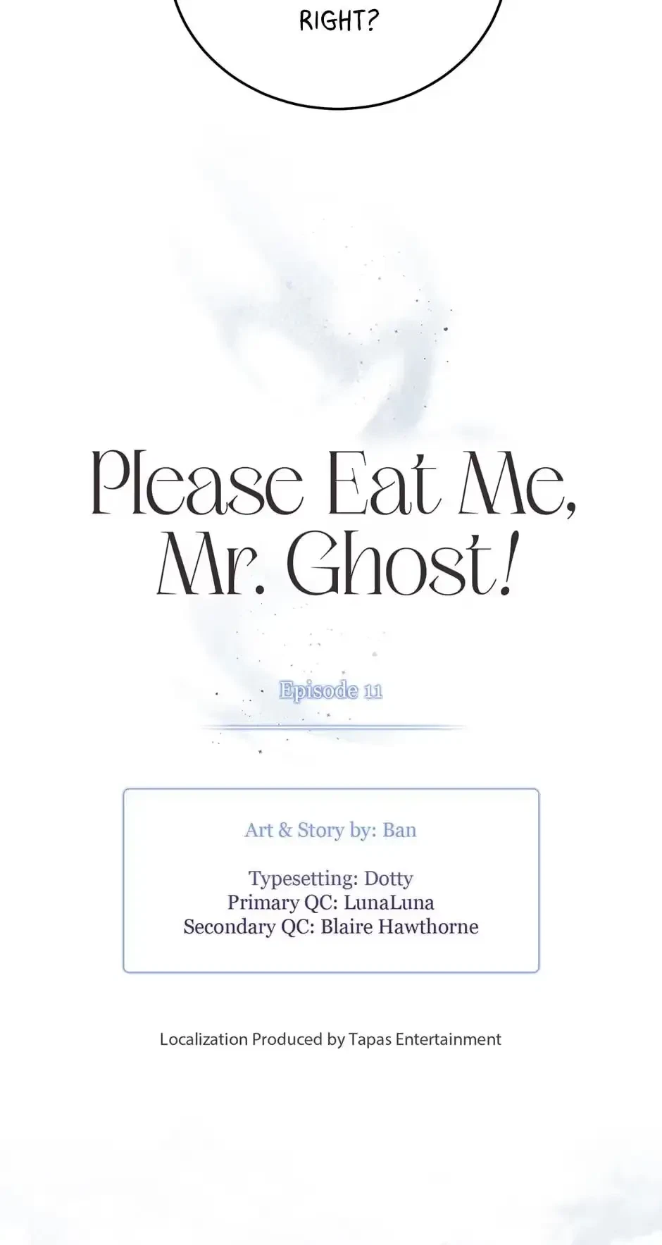 Please Eat Me, Mr. Ghost! Chapter 11, page 26