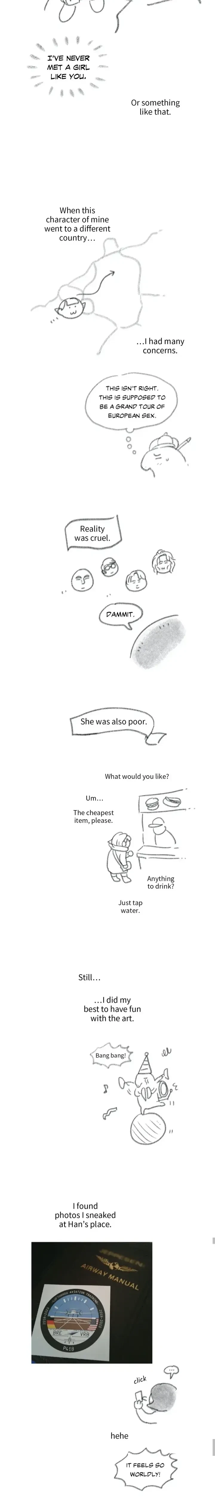 Nora Swipes Right Chapter 138x5 - Season 3 Creator's Note, page 2