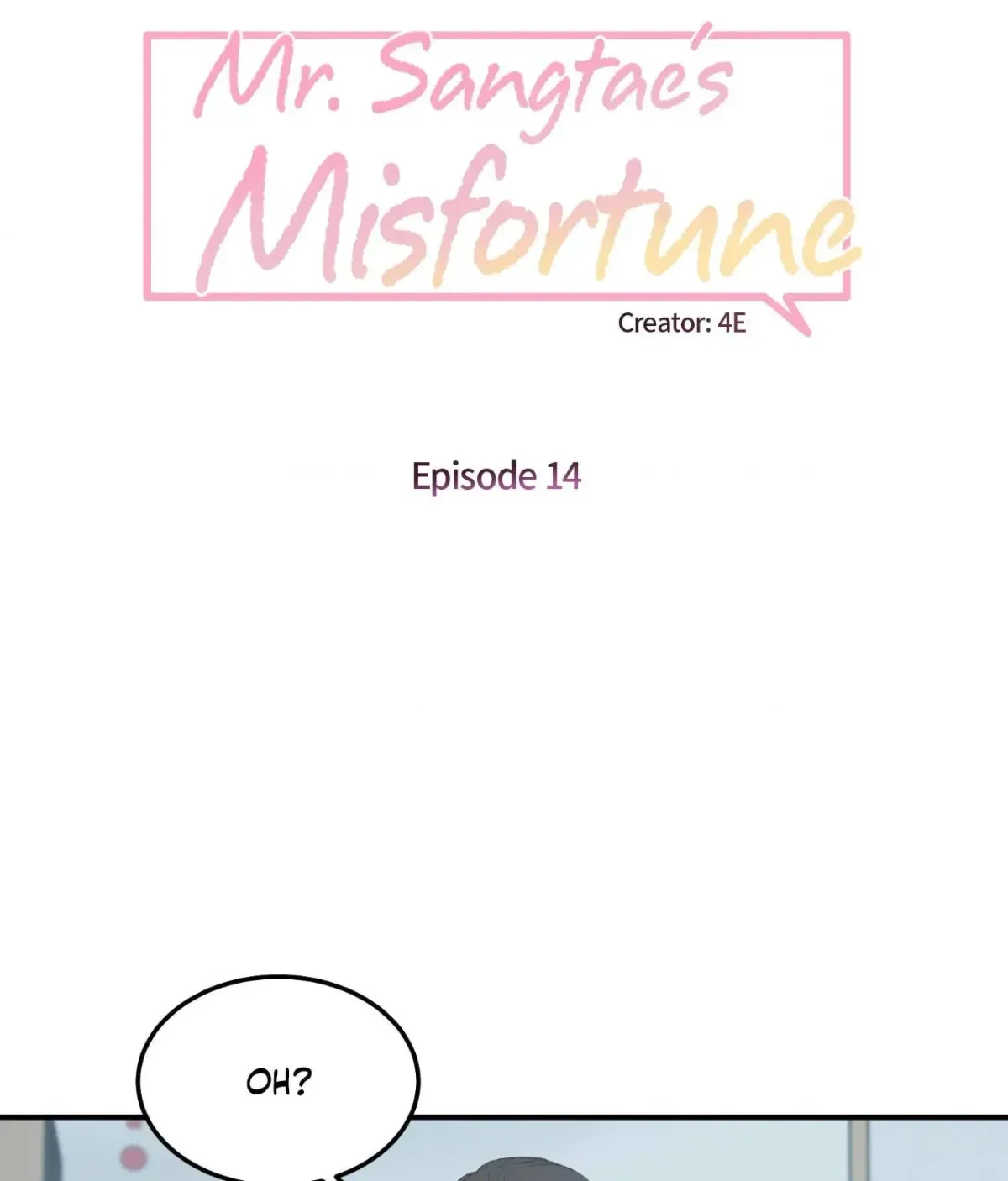 Mr. Sangtae's Misfortune Chapter 14, page 3