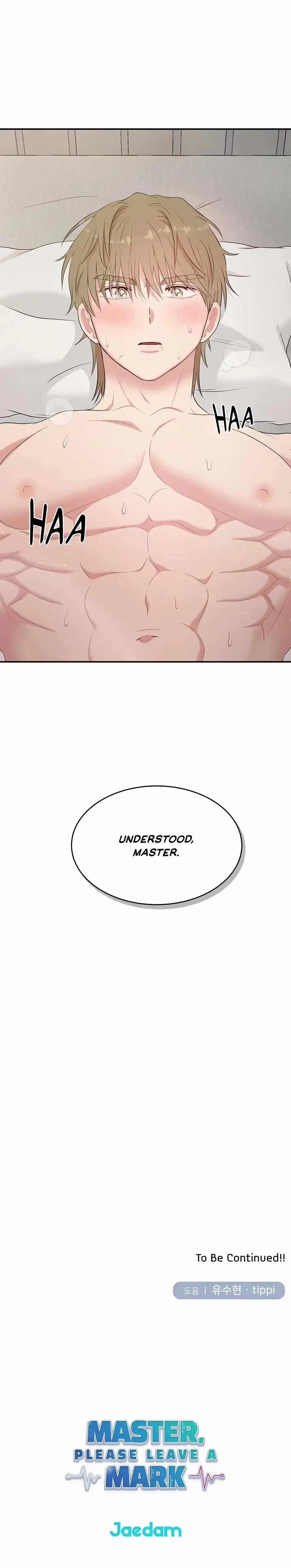 Master, Please Leave A Mark Chapter 39, page 20
