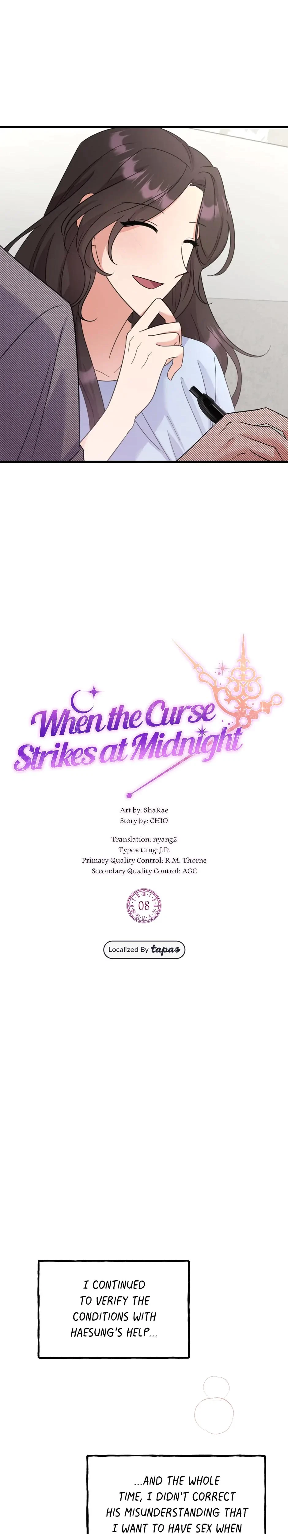 When The Curse Strikes At Midnight Chapter 8, page 8