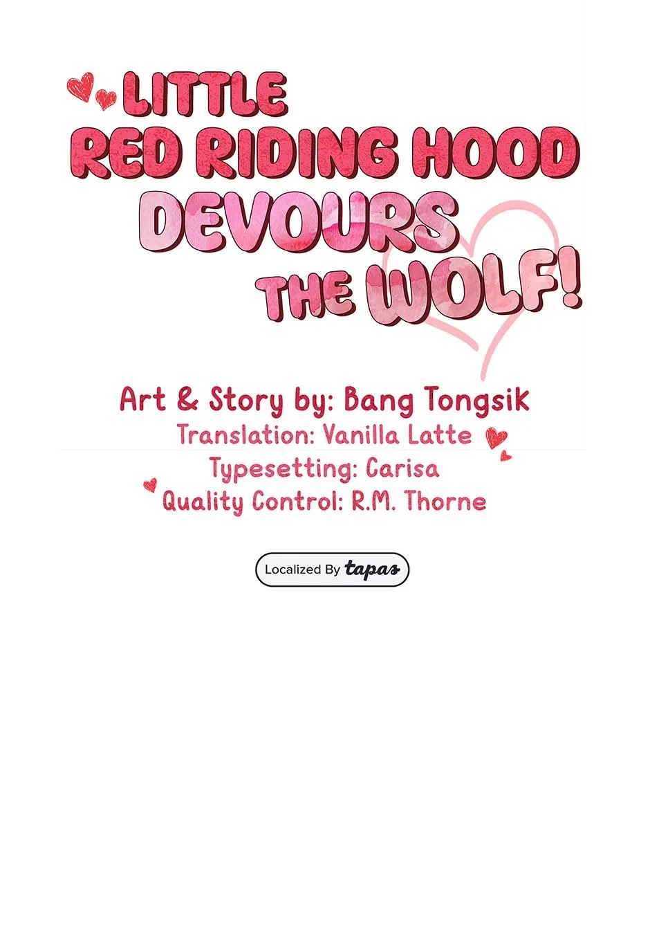 Little Red Riding Hood Devours The Wolf! Chapter 2, page 2