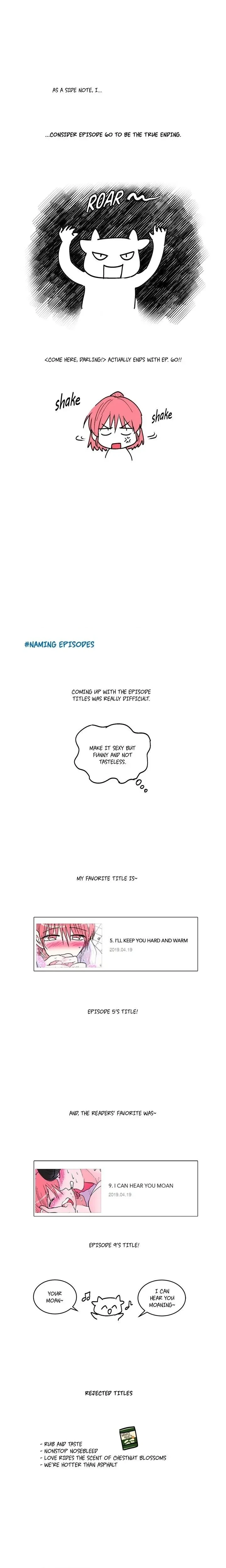 Come Here, Darling! Chapter 63x6 - Author's Special 2, page 7
