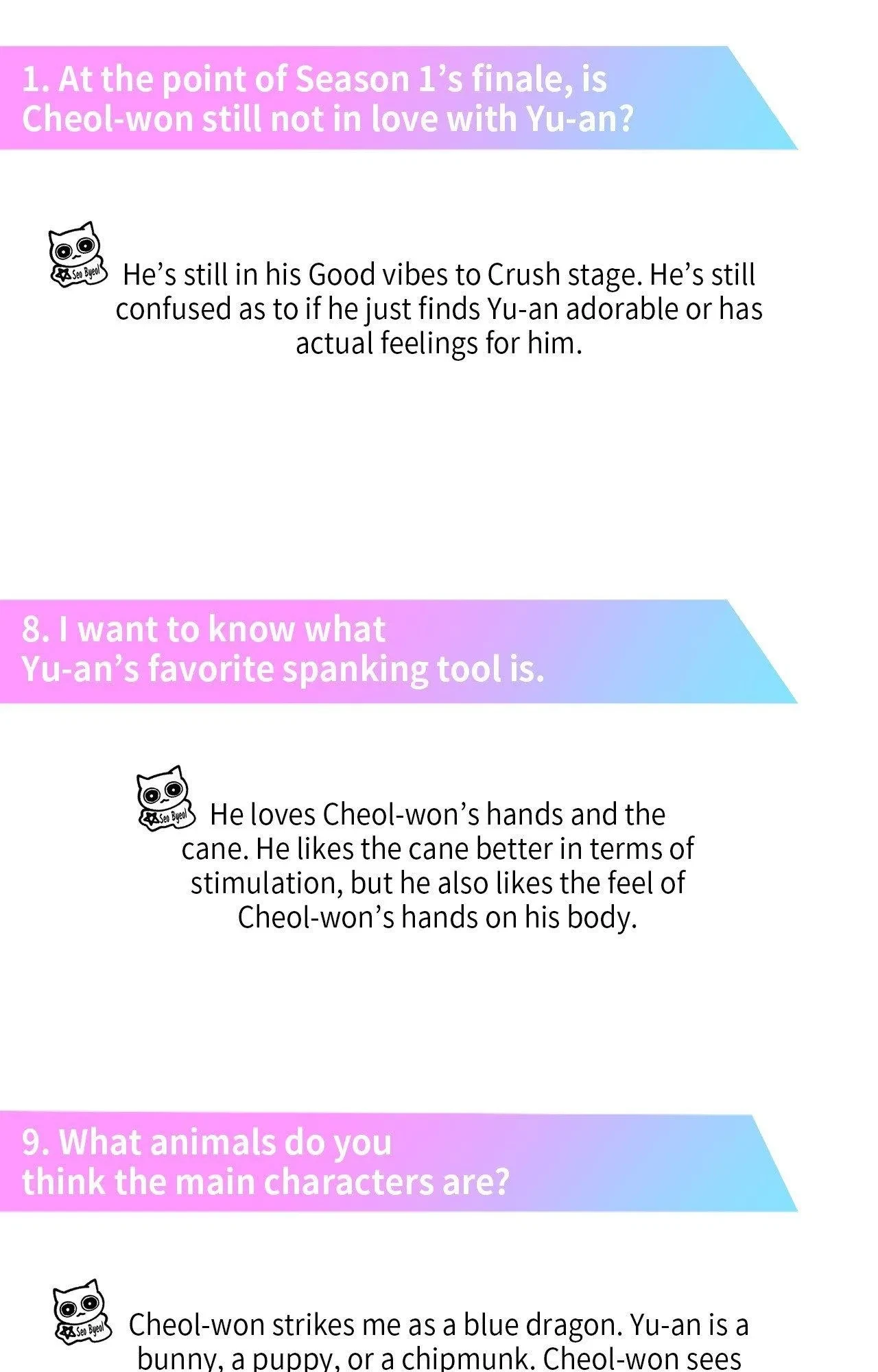 Extra. : Creator's Note 1, page 29