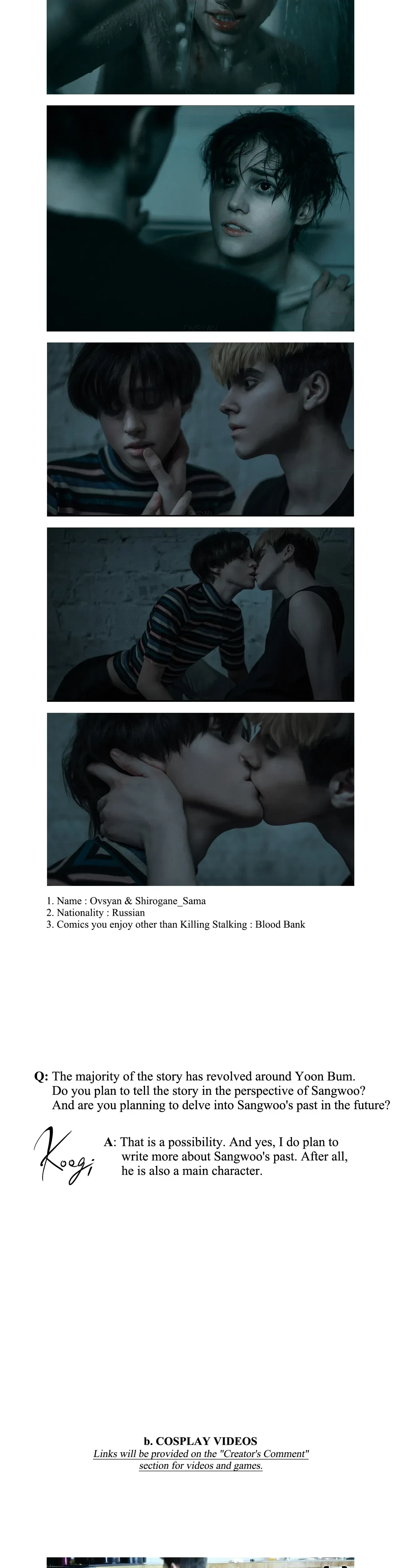Chapter 19x3 - Killing Stalking Fan Event Pt. 2, page 8
