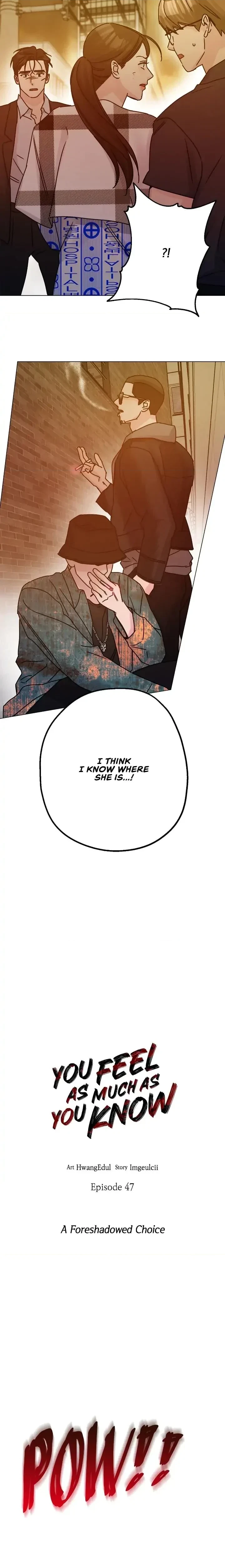 You Feel As Much As You Know Chapter 47, page 5