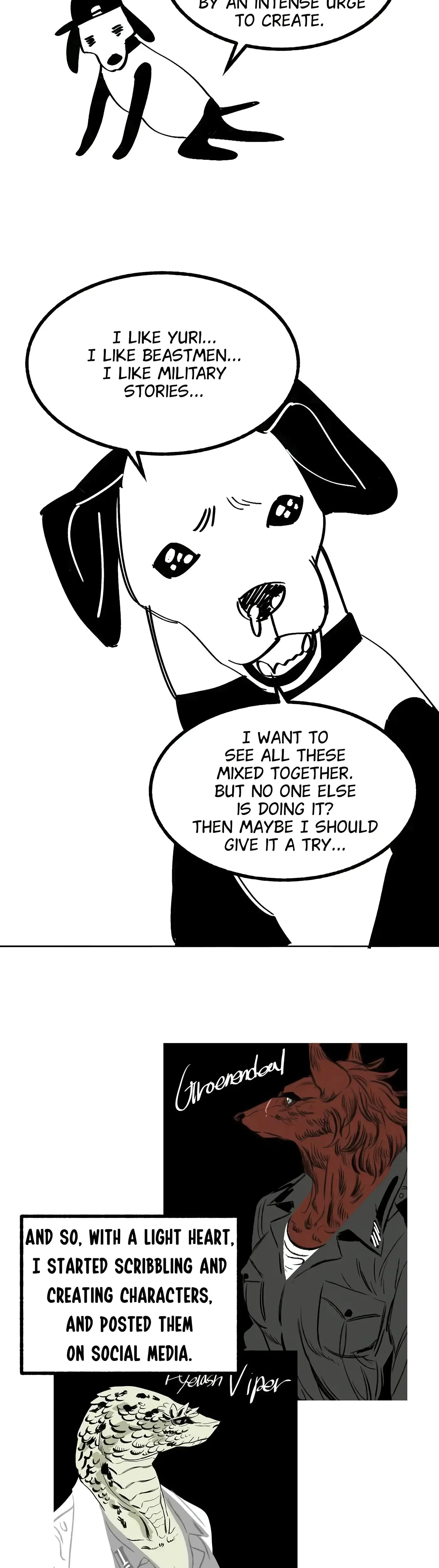 On A Leash Chapter 139x5 - Author Note, page 3