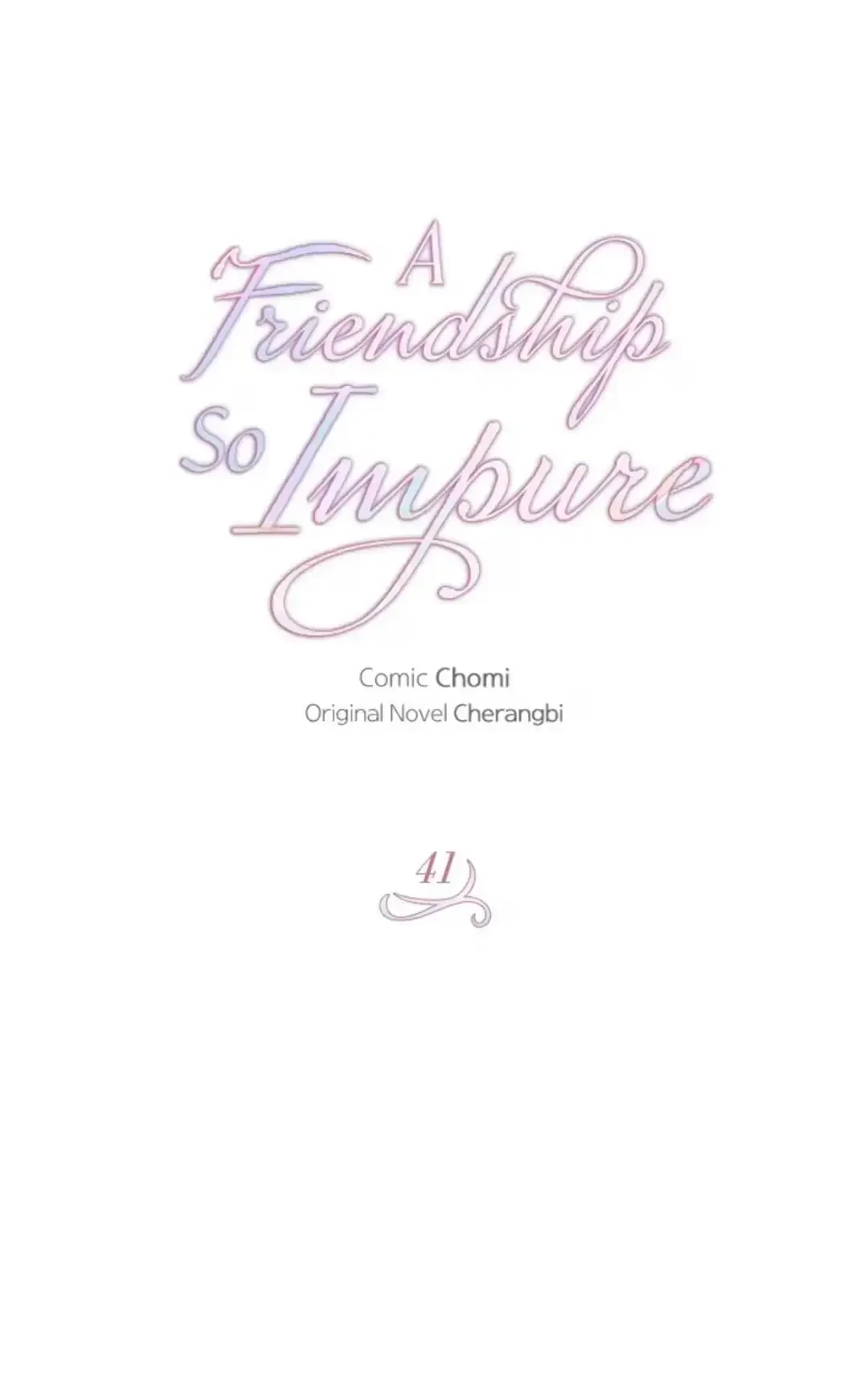 A Friendship So Impure Chapter 41, page 4