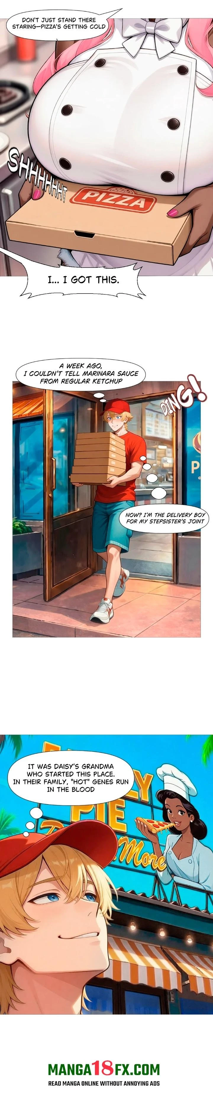 Pizza Boy Vs MILFs Chapter 1, page 3