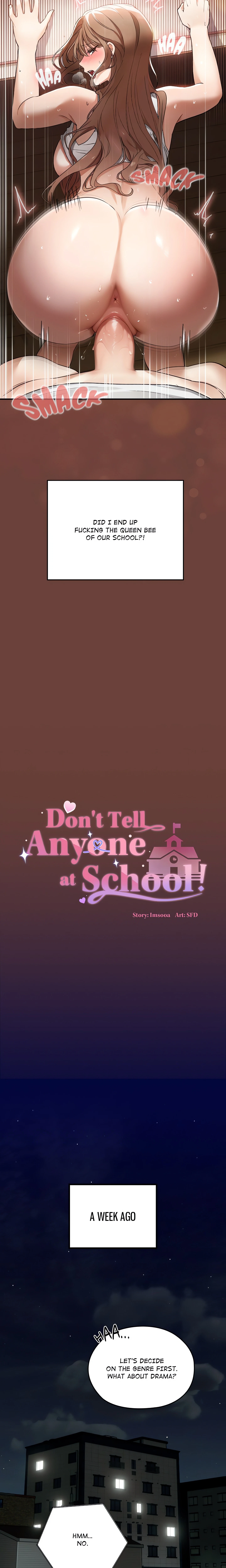 Don't Tell Anyone At School! Chapter 1 (Uncensored), page 4
