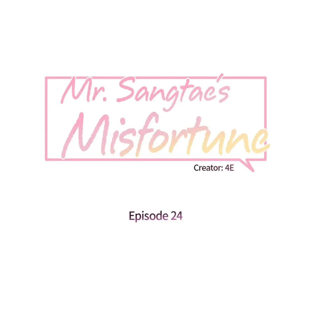 Mr. Sangtae's Misfortune Chapter 24, page 2