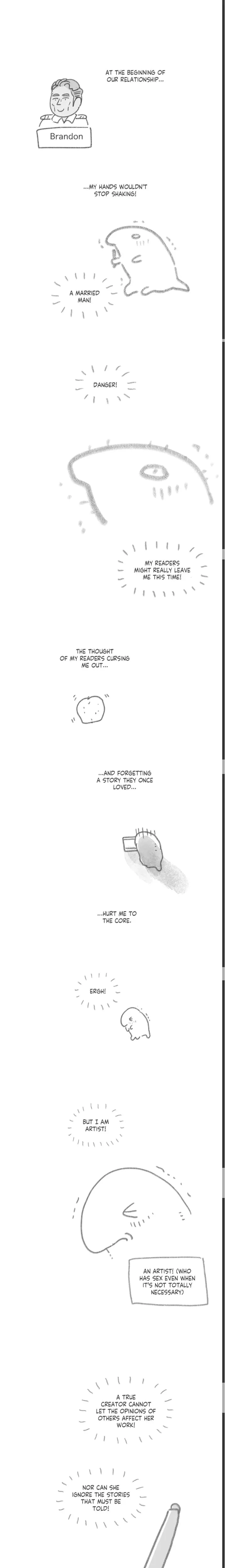 Nora Swipes Right Chapter 170x5 - Creator Note, page 3