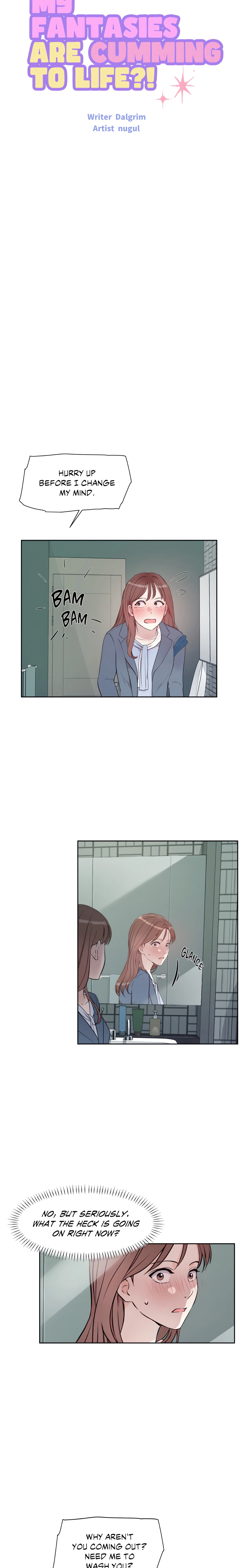 My Fantasies Are Cumming To Life?! Chapter 10 (Uncensored), page 2
