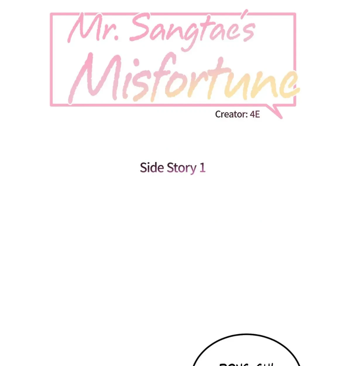 Mr. Sangtae's Misfortune Chapter 25.1, page 9