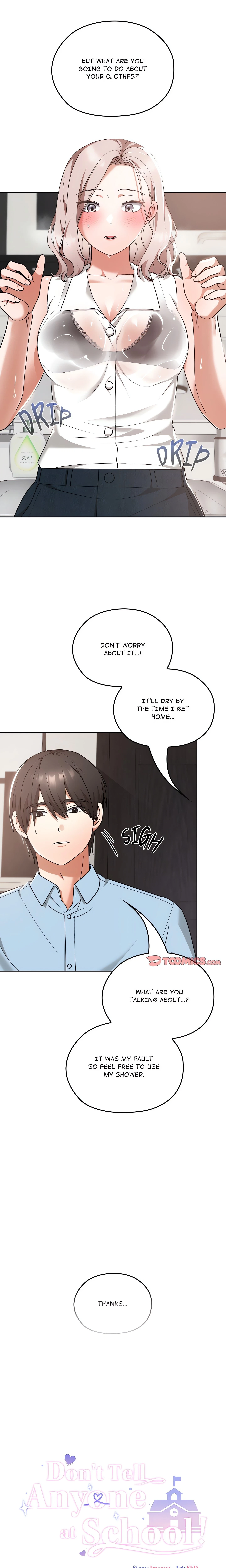 Don't Tell Anyone At School! Chapter 17 (Uncensored), page 4