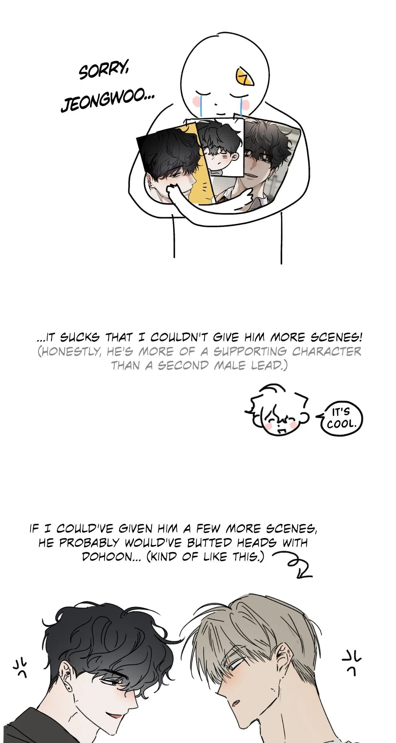 Slip Up Extra. : Creator's Note, page 12