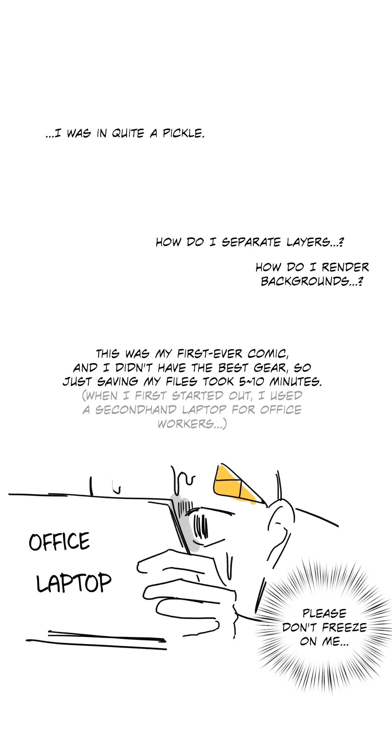 Slip Up Extra. : Creator's Note, page 15