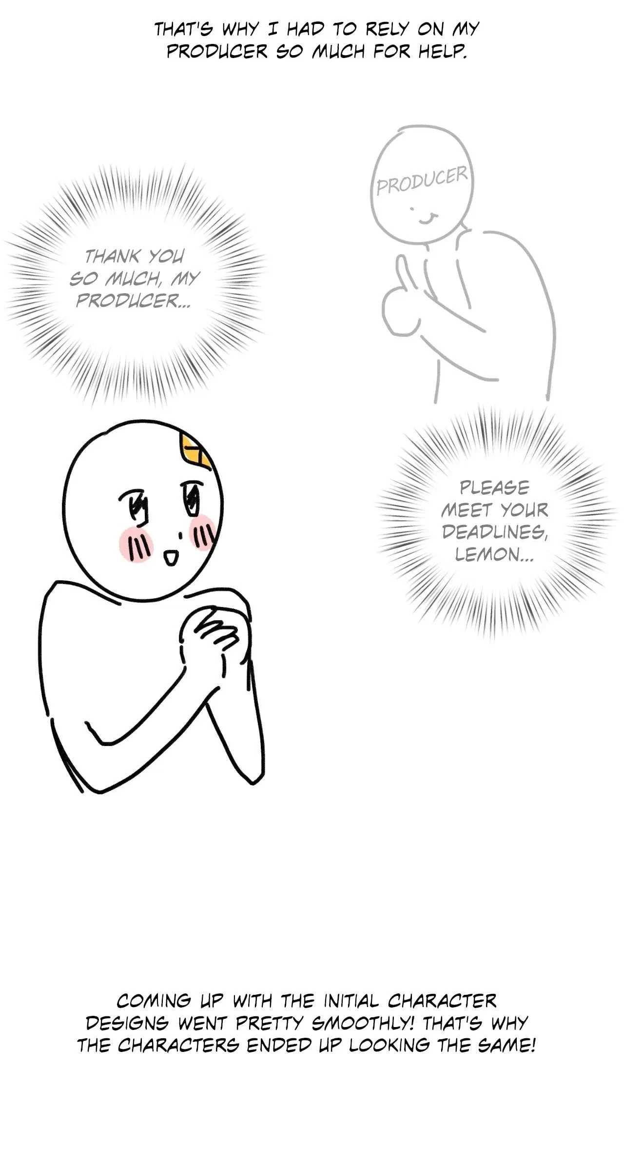 Slip Up Extra. : Creator's Note, page 5