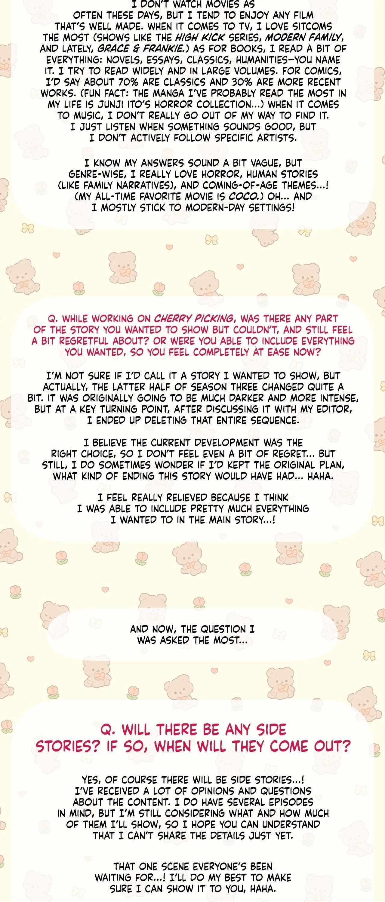 Cherry Picking Chapter 82.5, page 9