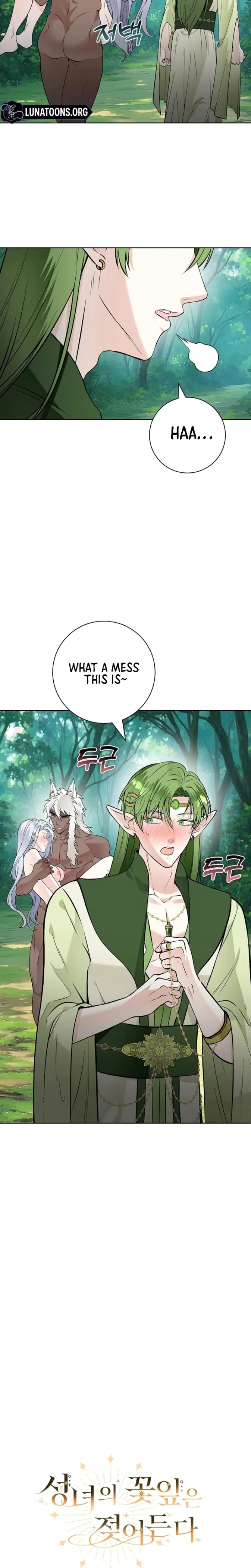 The Saintess's' Petals Are Drenched Chapter 16, page 9