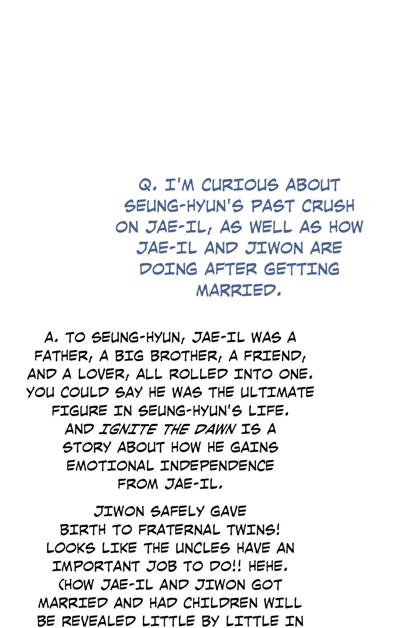 Extra. : Creator's Note, page 18