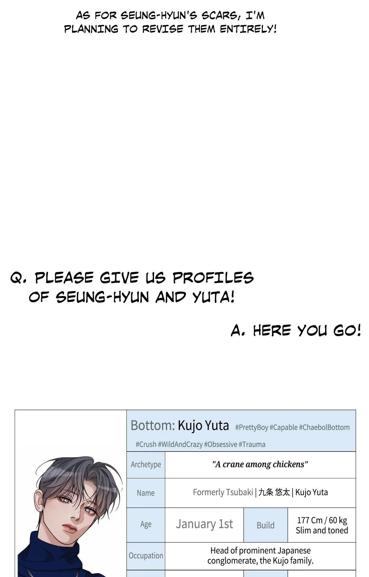 Extra. : Creator's Note, page 34