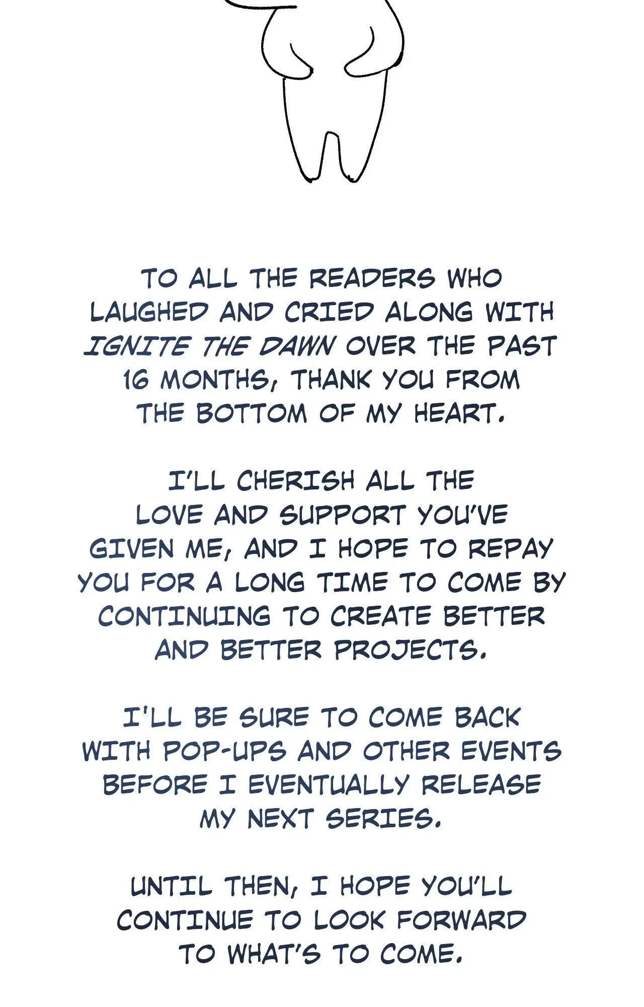 Extra. : Creator's Note, page 39