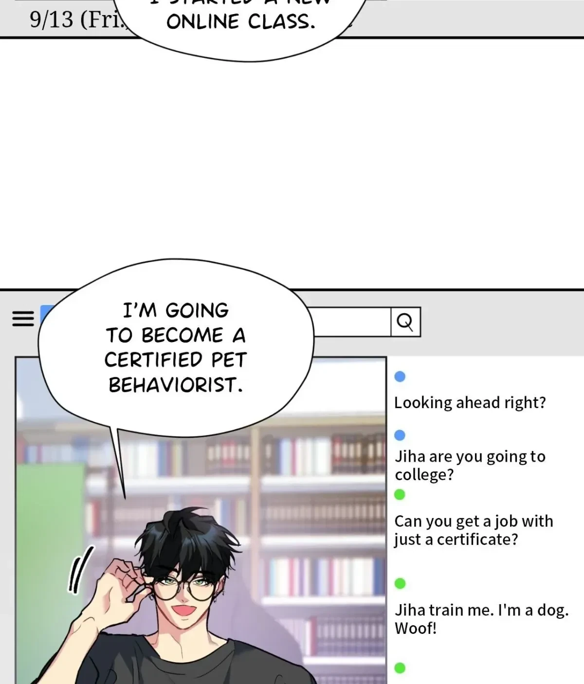 Let Me Be Your Dog Chapter 5.1, page 7