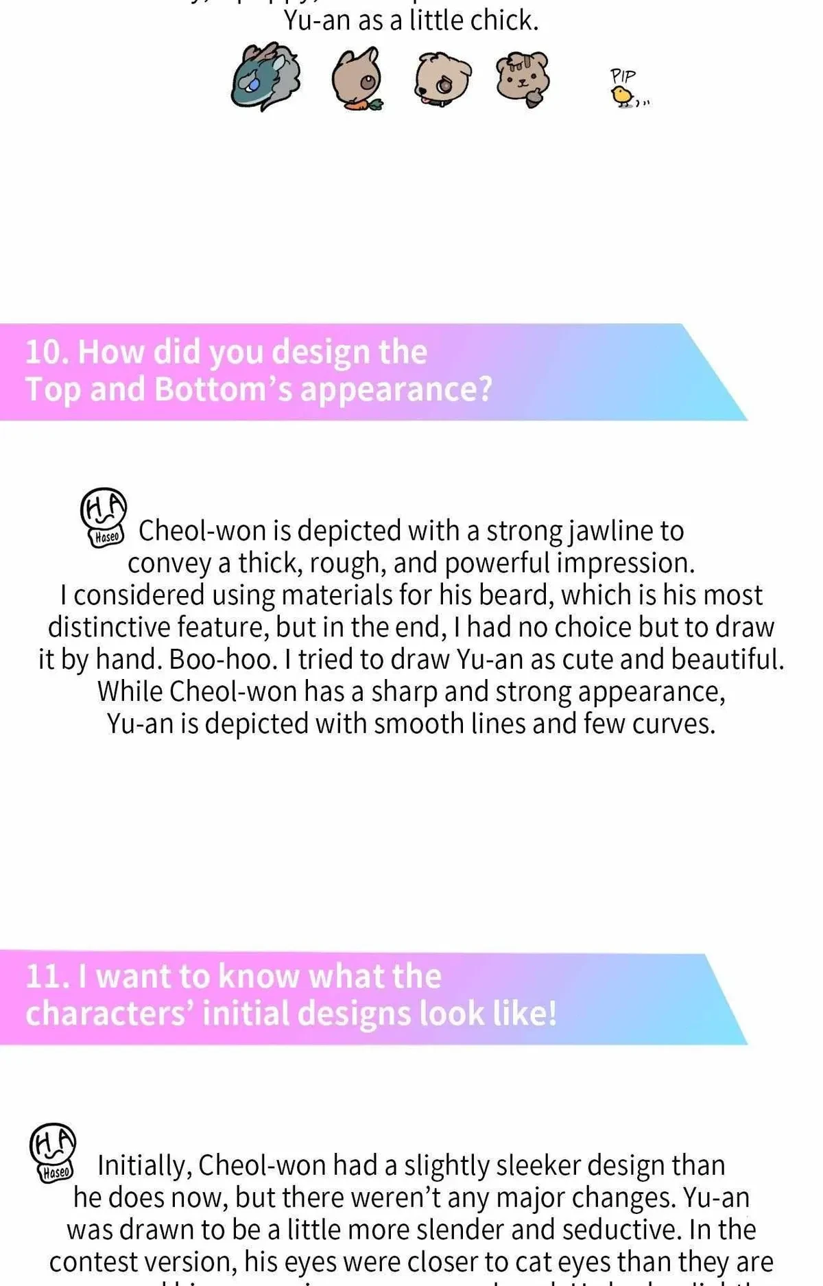 Extra. : Creator's Note, page 31
