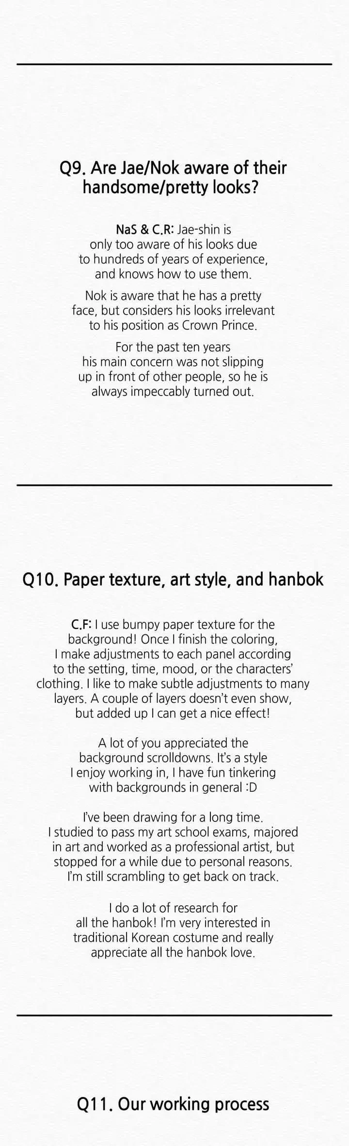 Chapter 43.01: Extra. : Creator's Note, page 11
