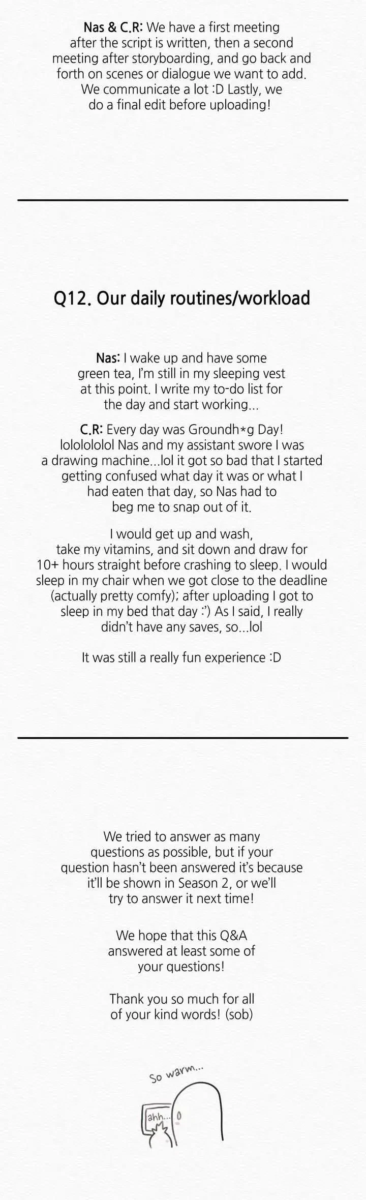 Chapter 43.01: Extra. : Creator's Note, page 12