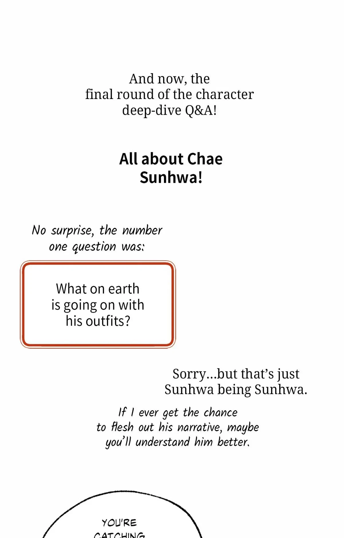Extra. : Creator's Note, page 118