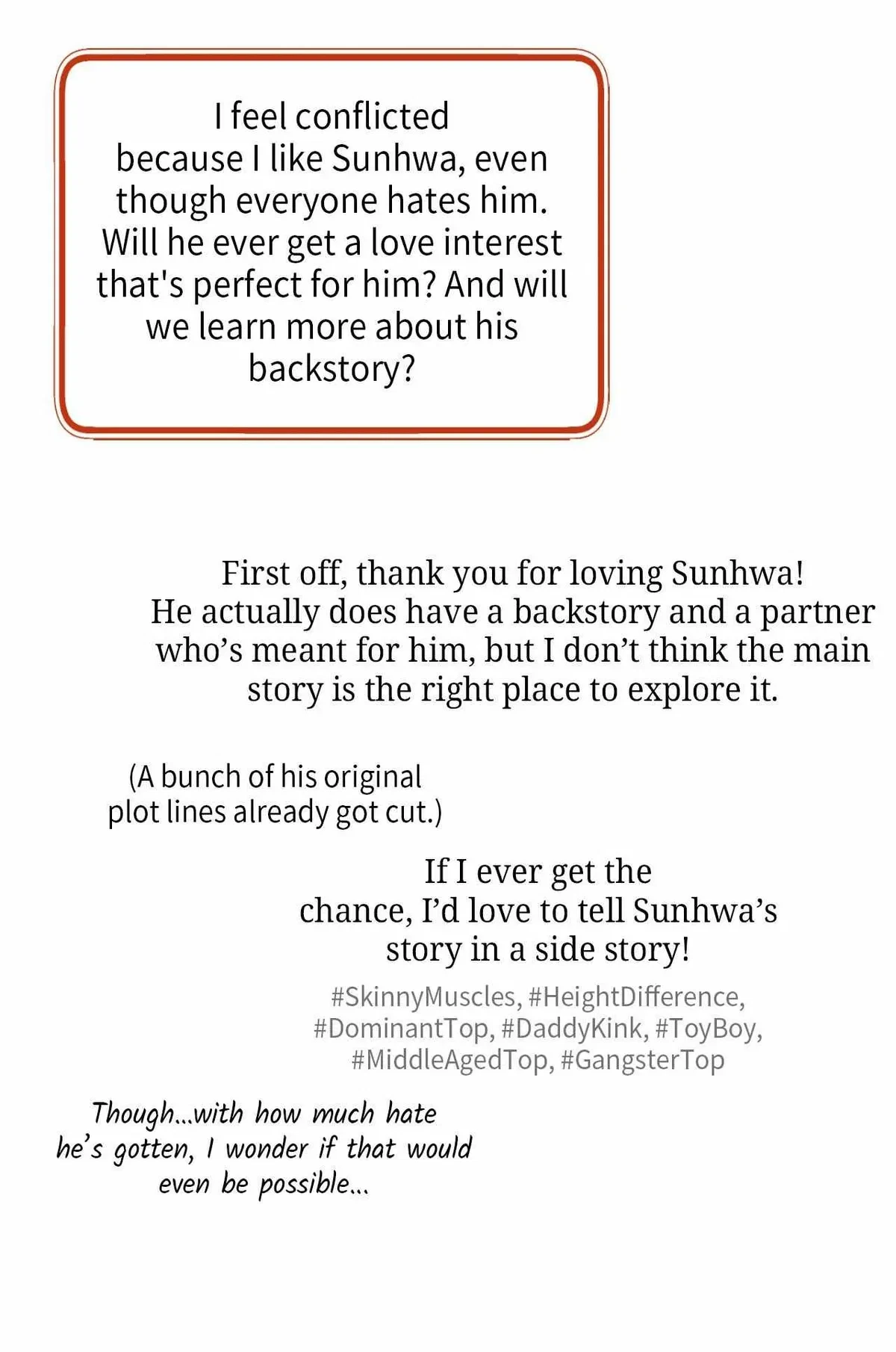 Extra. : Creator's Note, page 120