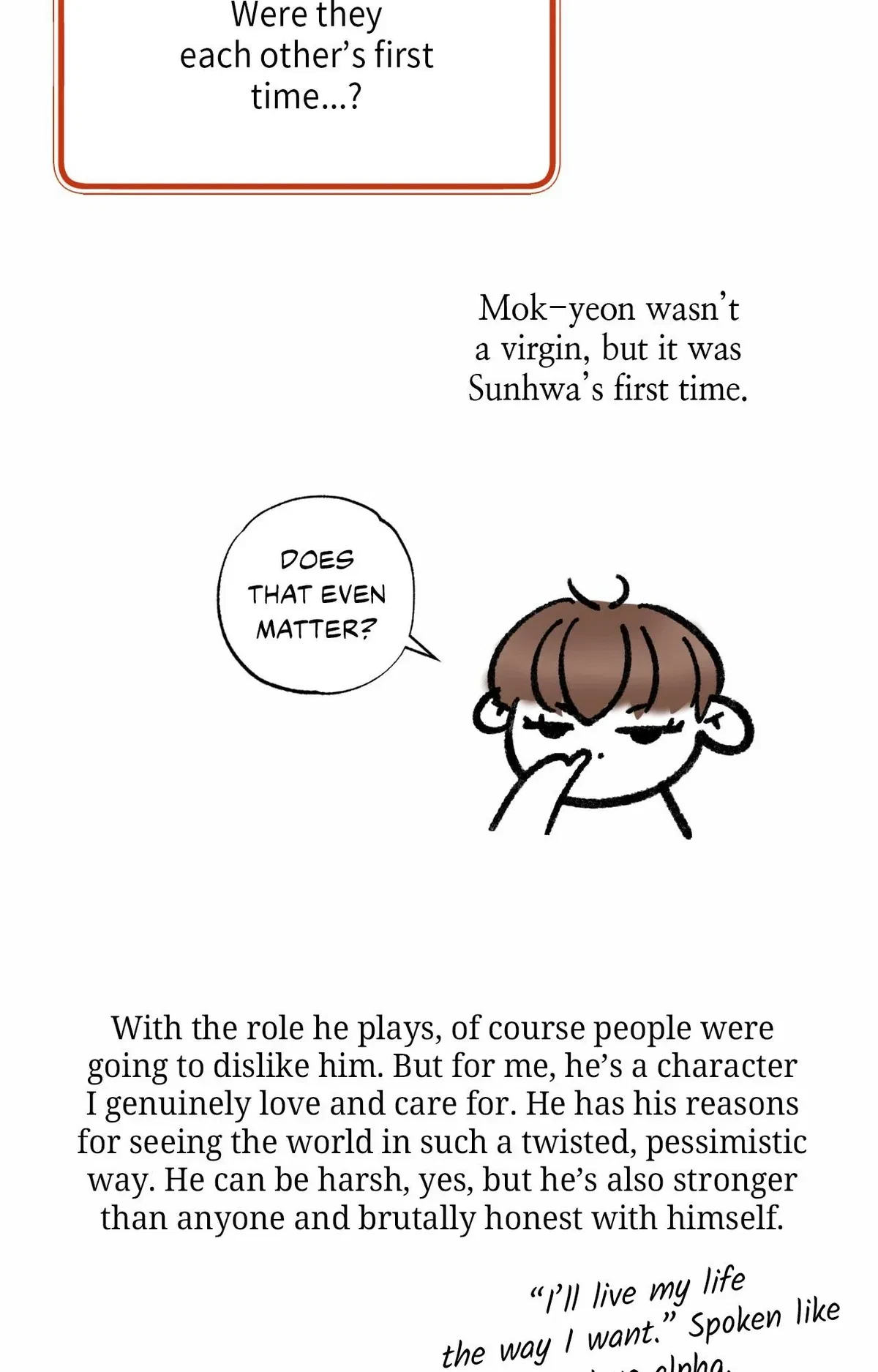 Extra. : Creator's Note, page 122