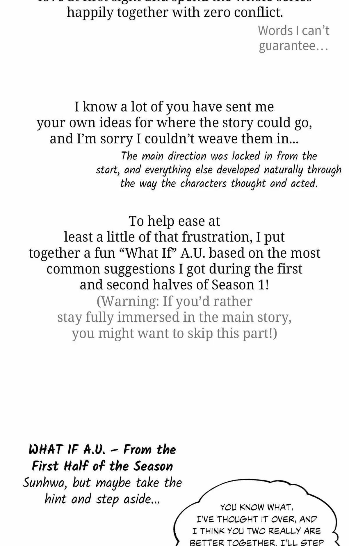 Extra. : Creator's Note, page 144