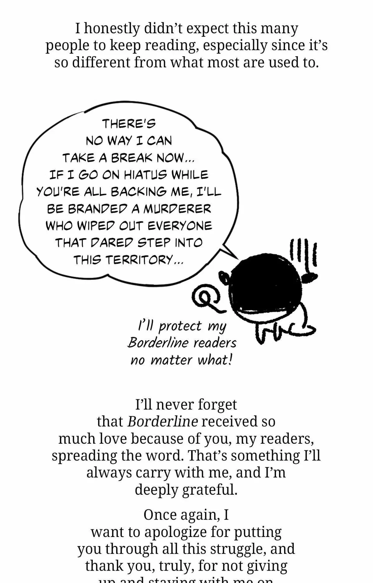 Extra. : Creator's Note, page 15