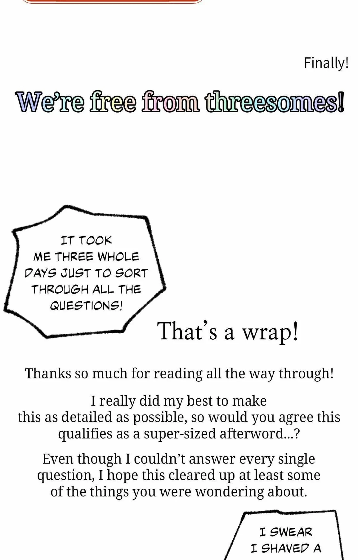 Extra. : Creator's Note, page 152