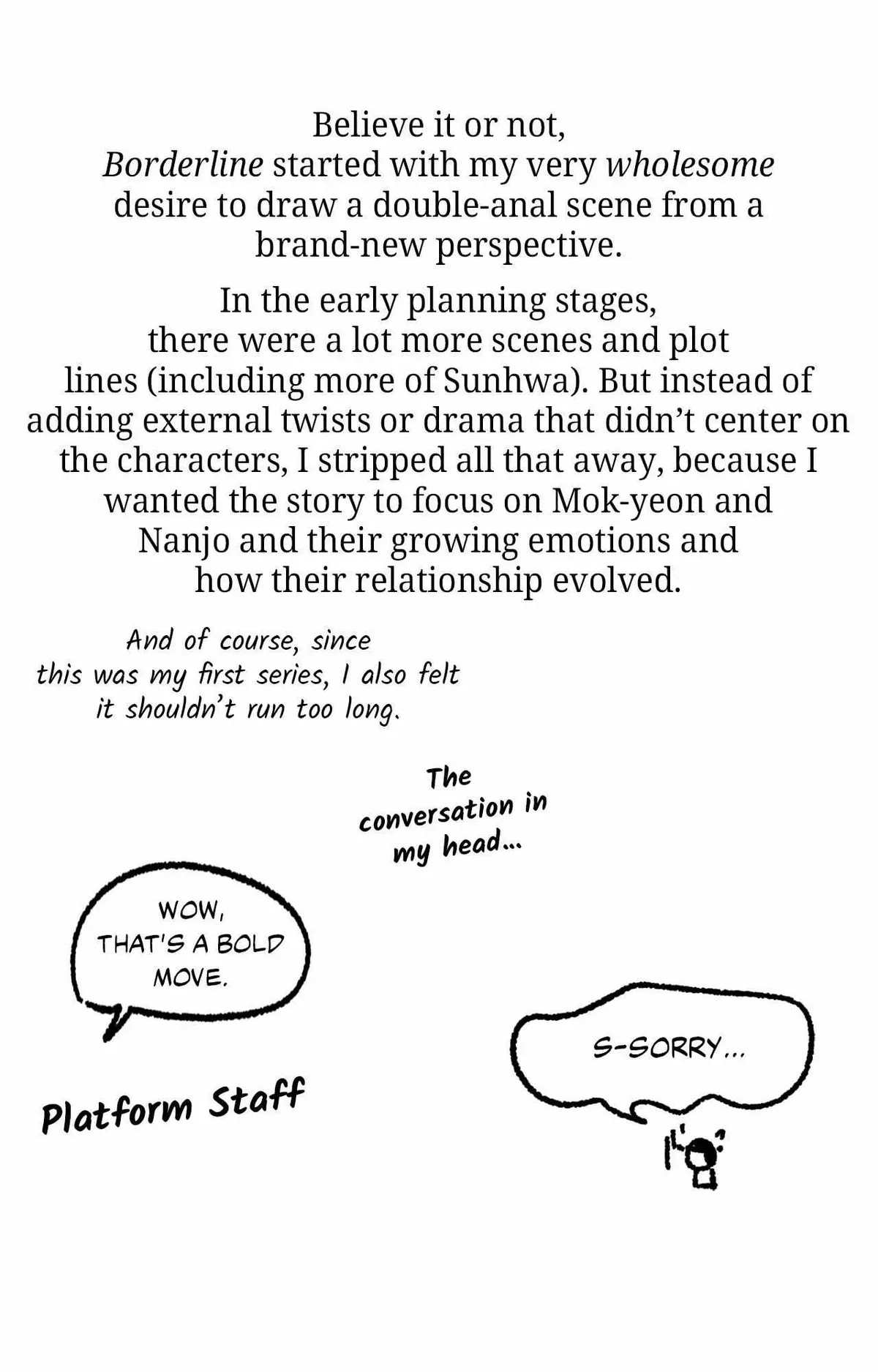 Extra. : Creator's Note, page 25