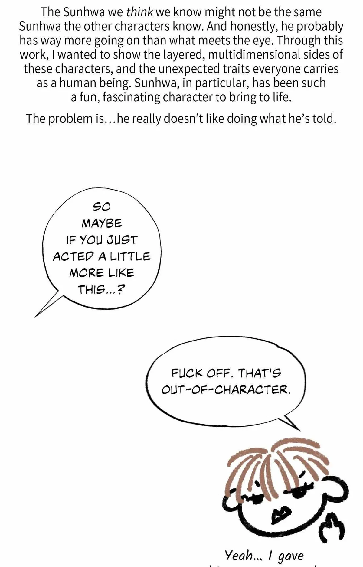 Extra. : Creator's Note, page 62
