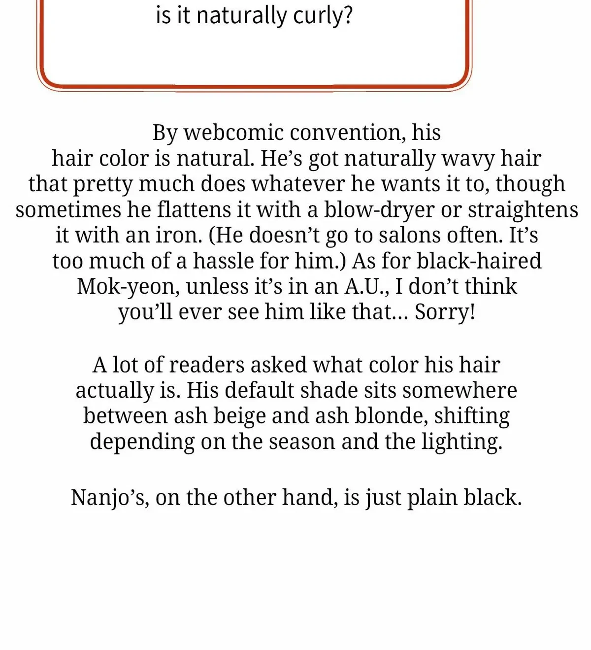 Extra. : Creator's Note, page 90