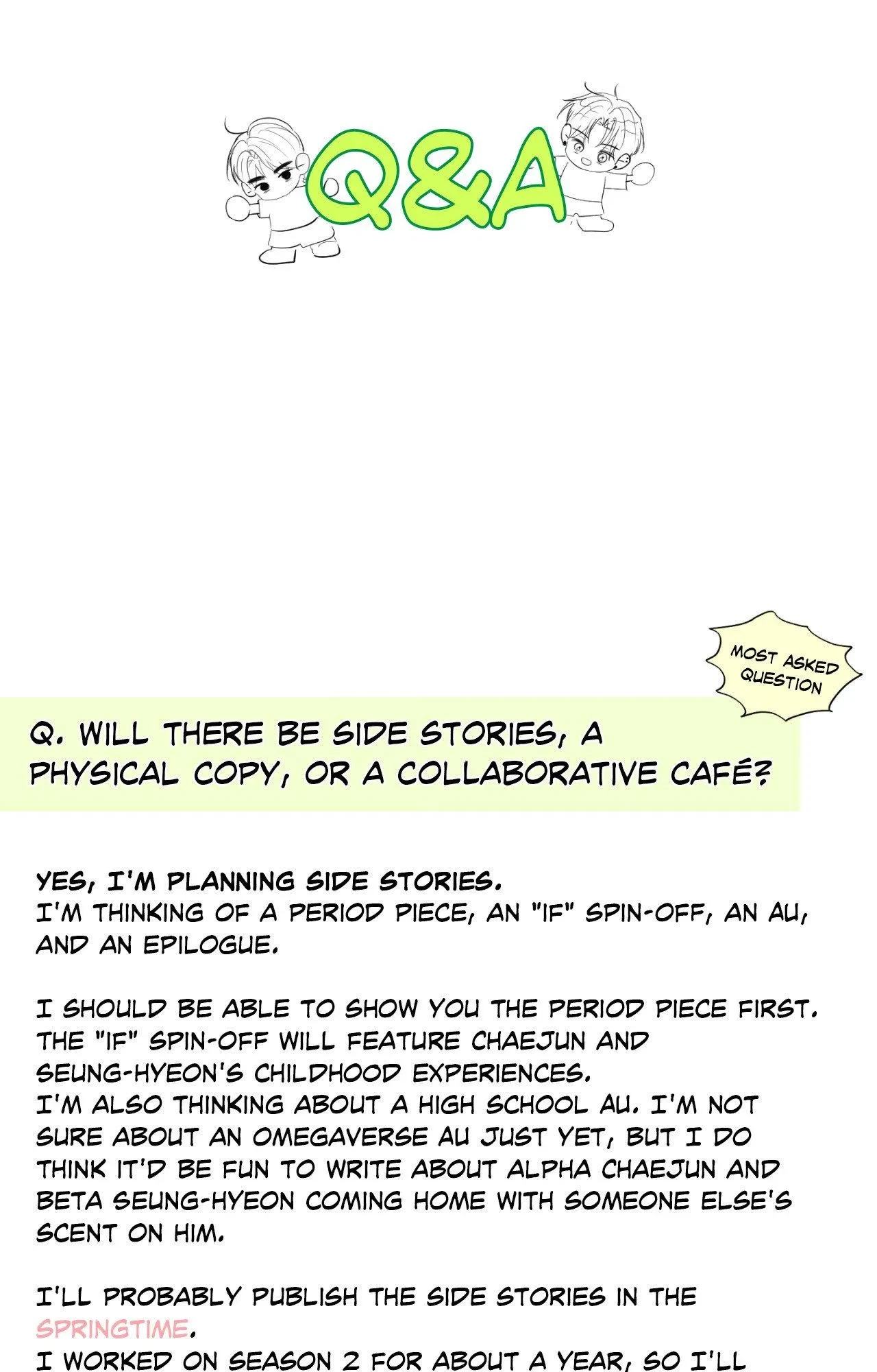 Afterword. : Creator’s Note, page 19