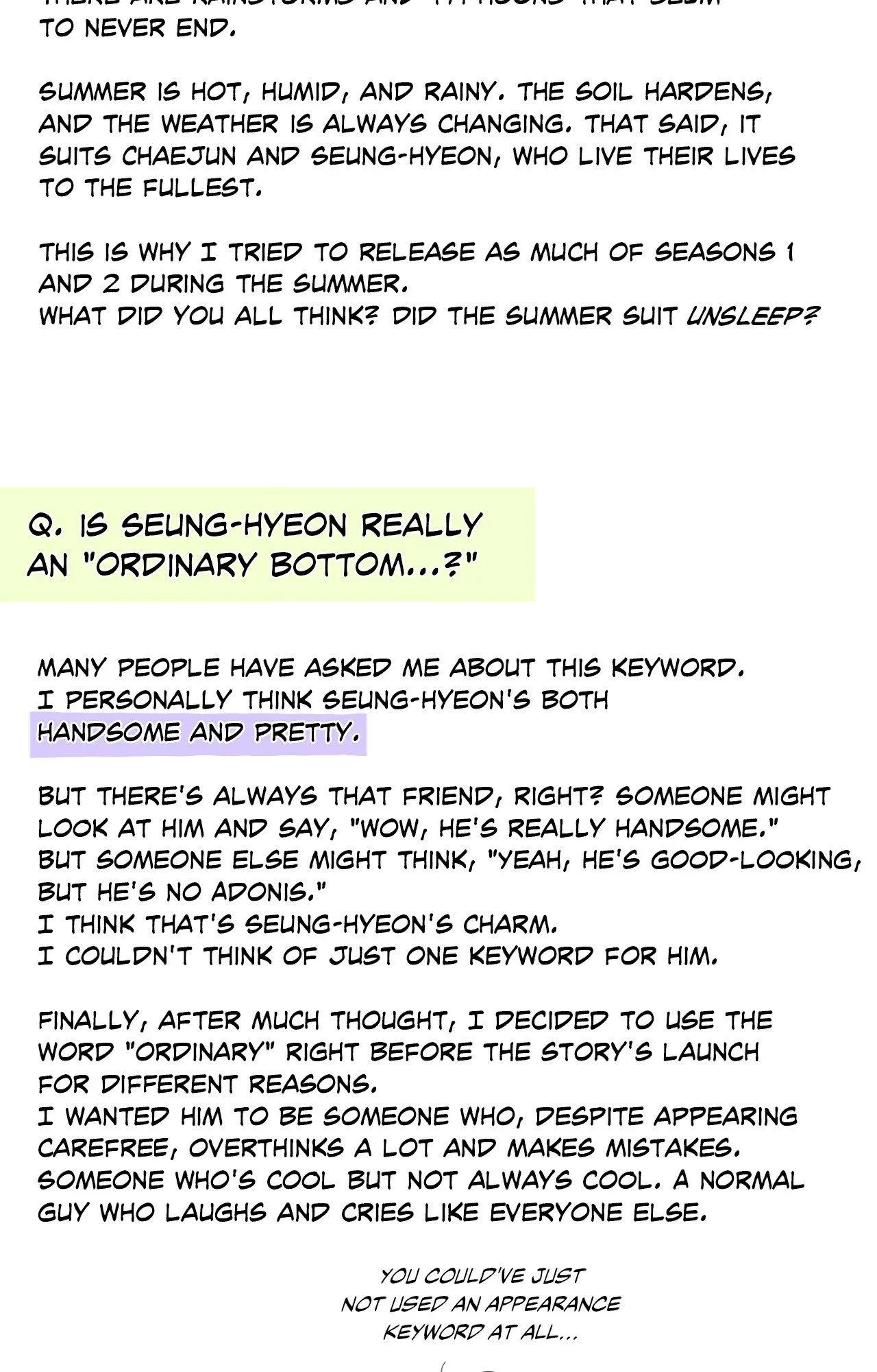 Afterword. : Creator’s Note, page 21